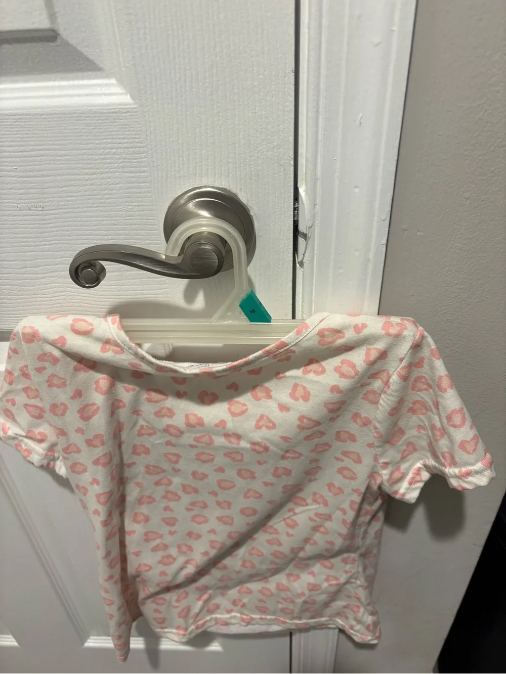 Hello Kitty Pink and White 'LOVE' Graphic Tee